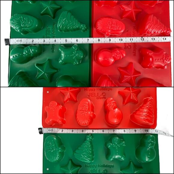 Jello Jiggler Molds 2-Holiday 1-Ice Age 5-Football Fun Shapes Kids Sensory Play - Picture 5 of 15